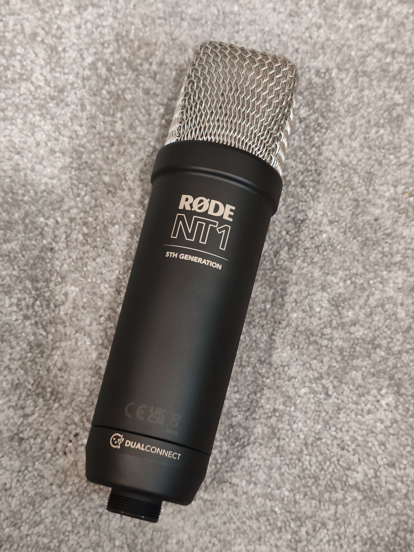 Rode NT1 5th Generation Condenser Microphone w/ Shock Mount, Pop Filter, XLR Cable