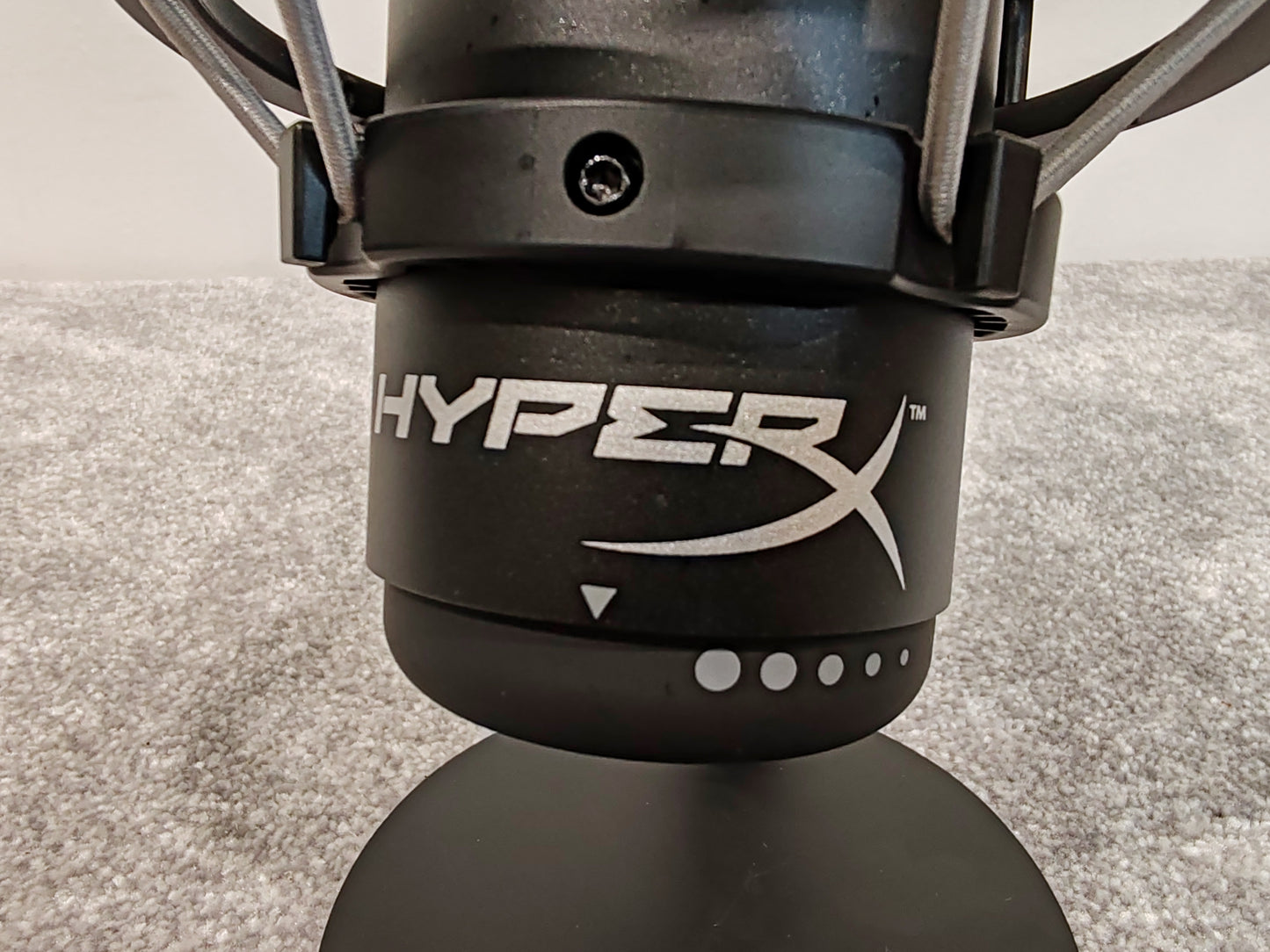 HyperX QuadCast S USB Condenser Microphone w/ Shock Mount and USB Cable
