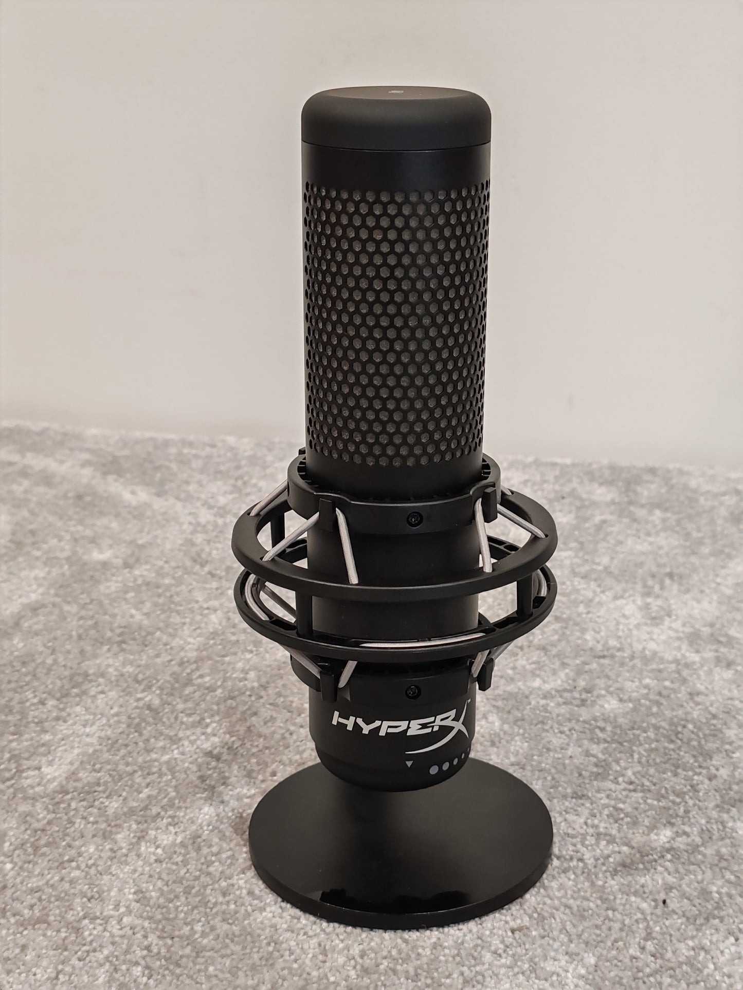 HyperX QuadCast S USB Condenser Microphone w/ Shock Mount and USB Cable