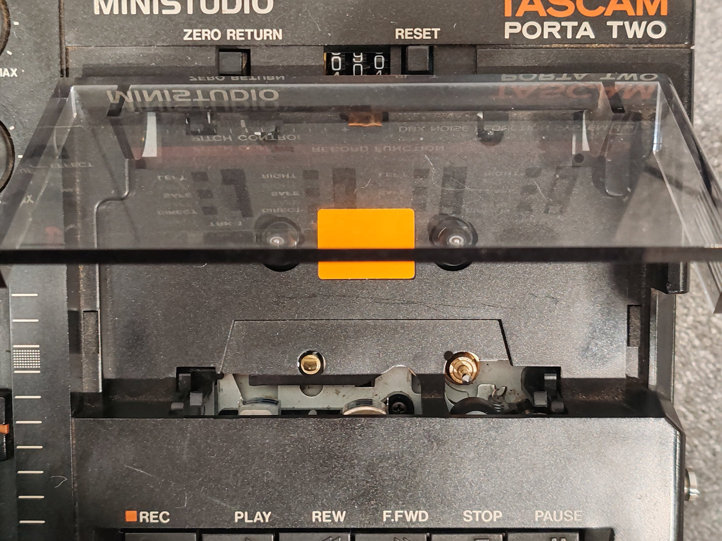 Tascam Porta Two Ministudio Requires Repair w/ Manuals and Flight Case