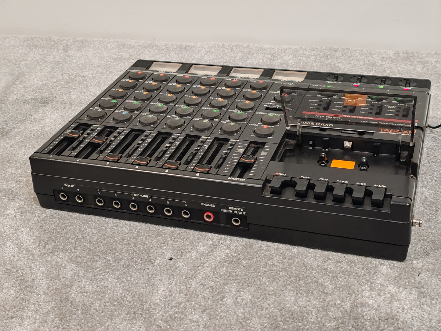 Tascam Porta Two Ministudio Requires Repair w/ Manuals and Flight Case