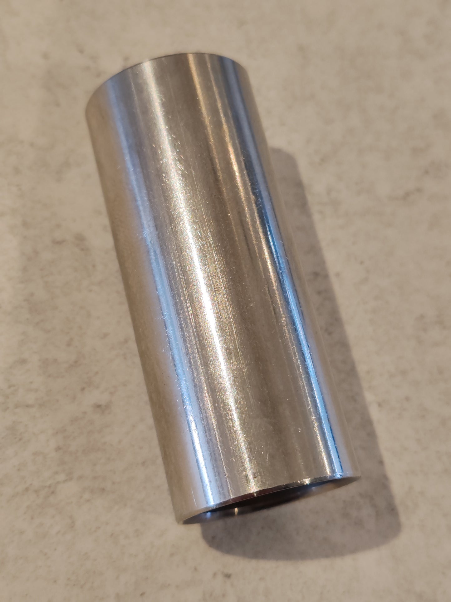 Metal Guitar Finger Slide - 60mm x 24mm - Silver - Brand New