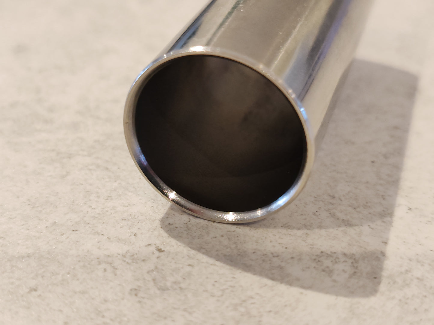 Metal Guitar Finger Slide - 60mm x 24mm - Silver - Brand New
