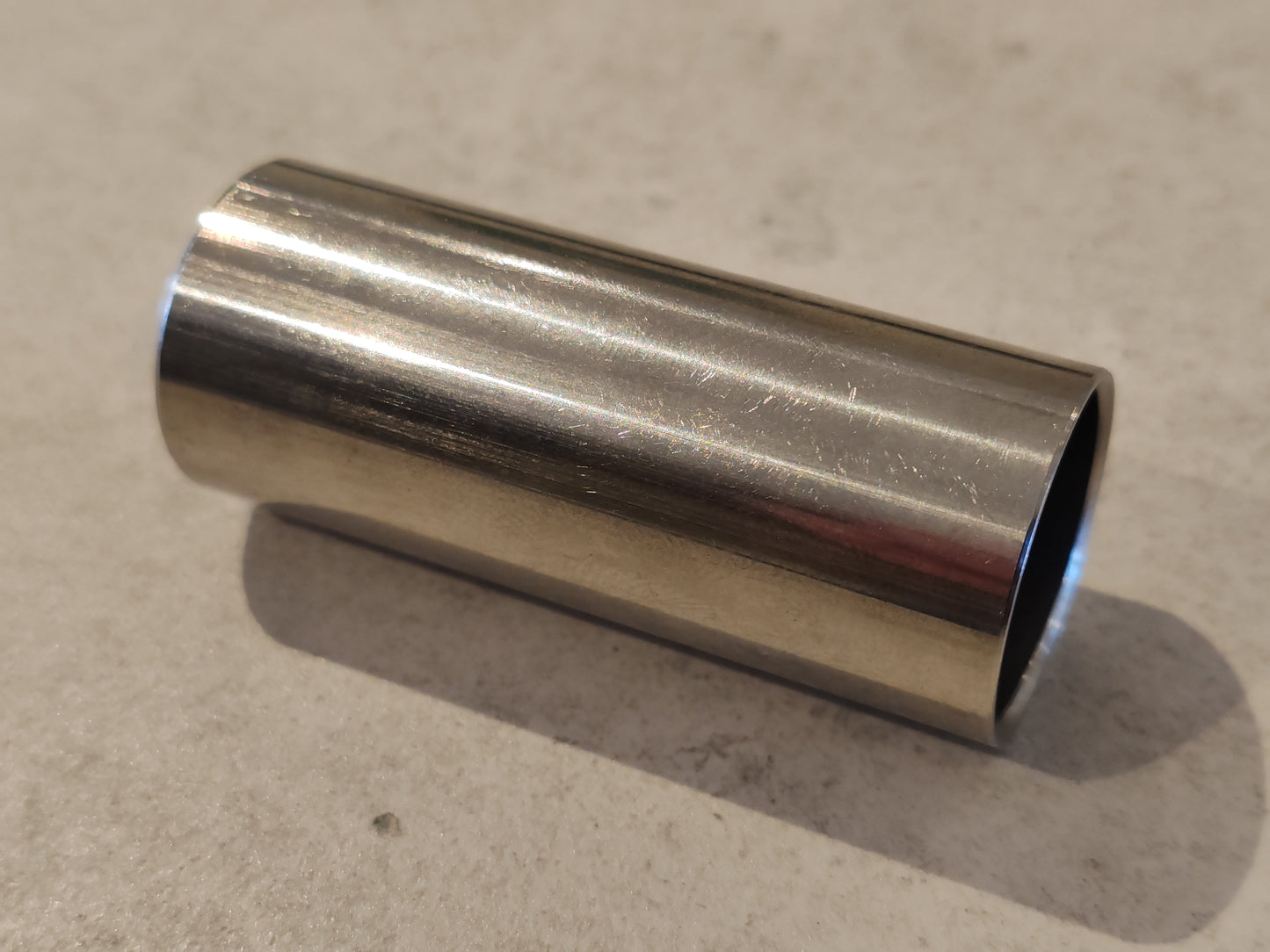Metal Guitar Finger Slide - 60mm x 24mm - Silver - Brand New