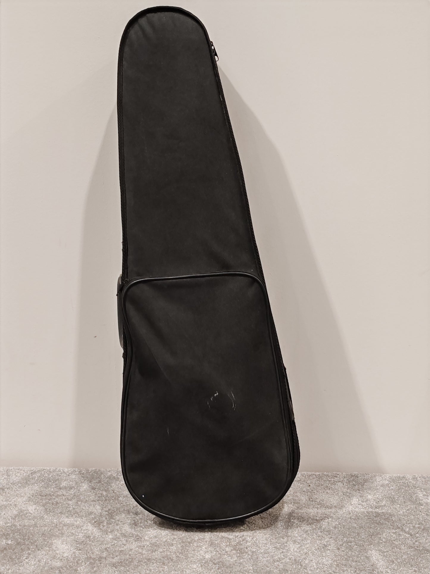 Electric Violin w/ Bow, Extra Bridges, New Strings and Hard Case with Strap - White