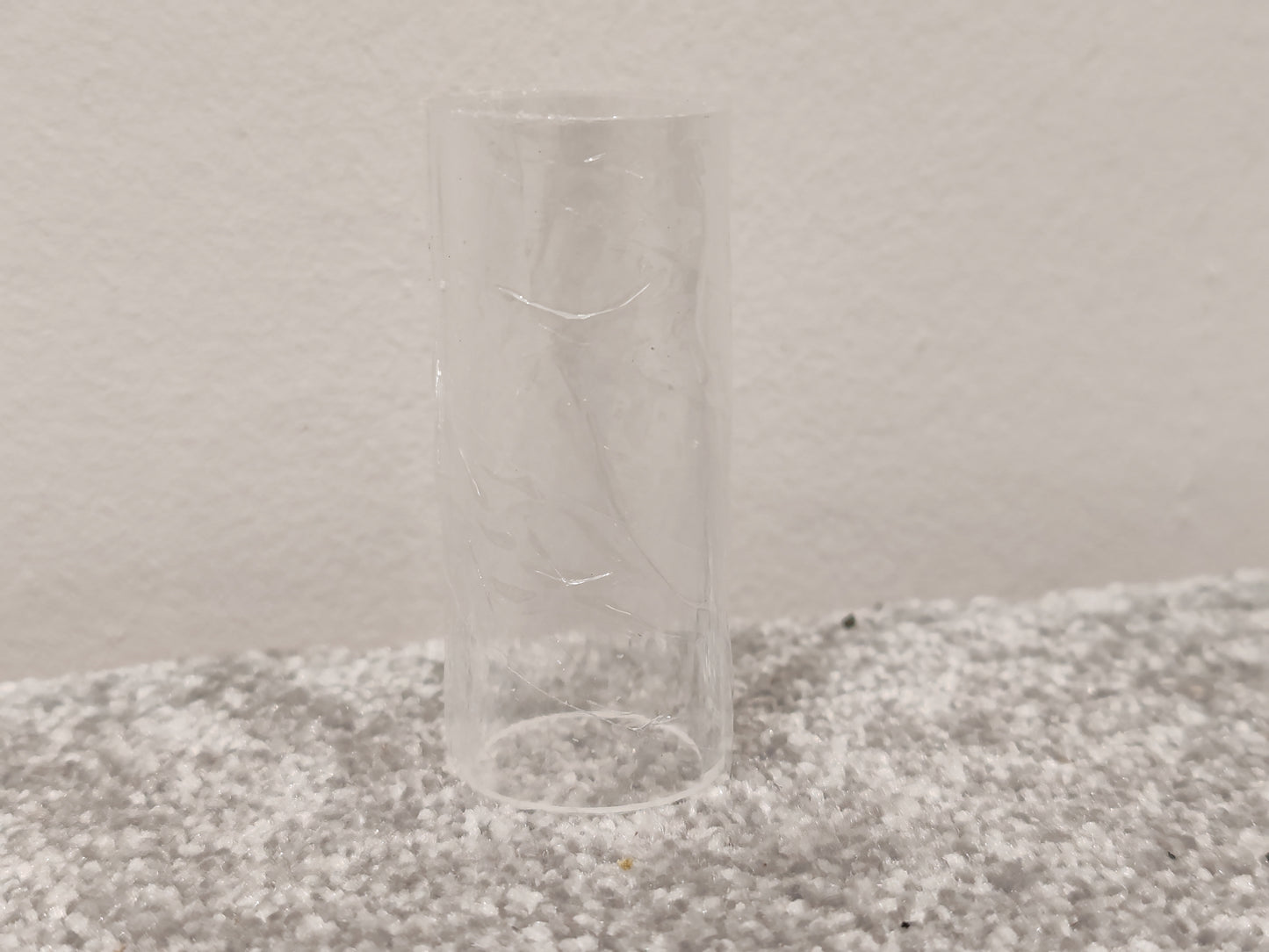 Plastic Guitar Finger Slide - 60mm x 24mm - Clear - Brand New