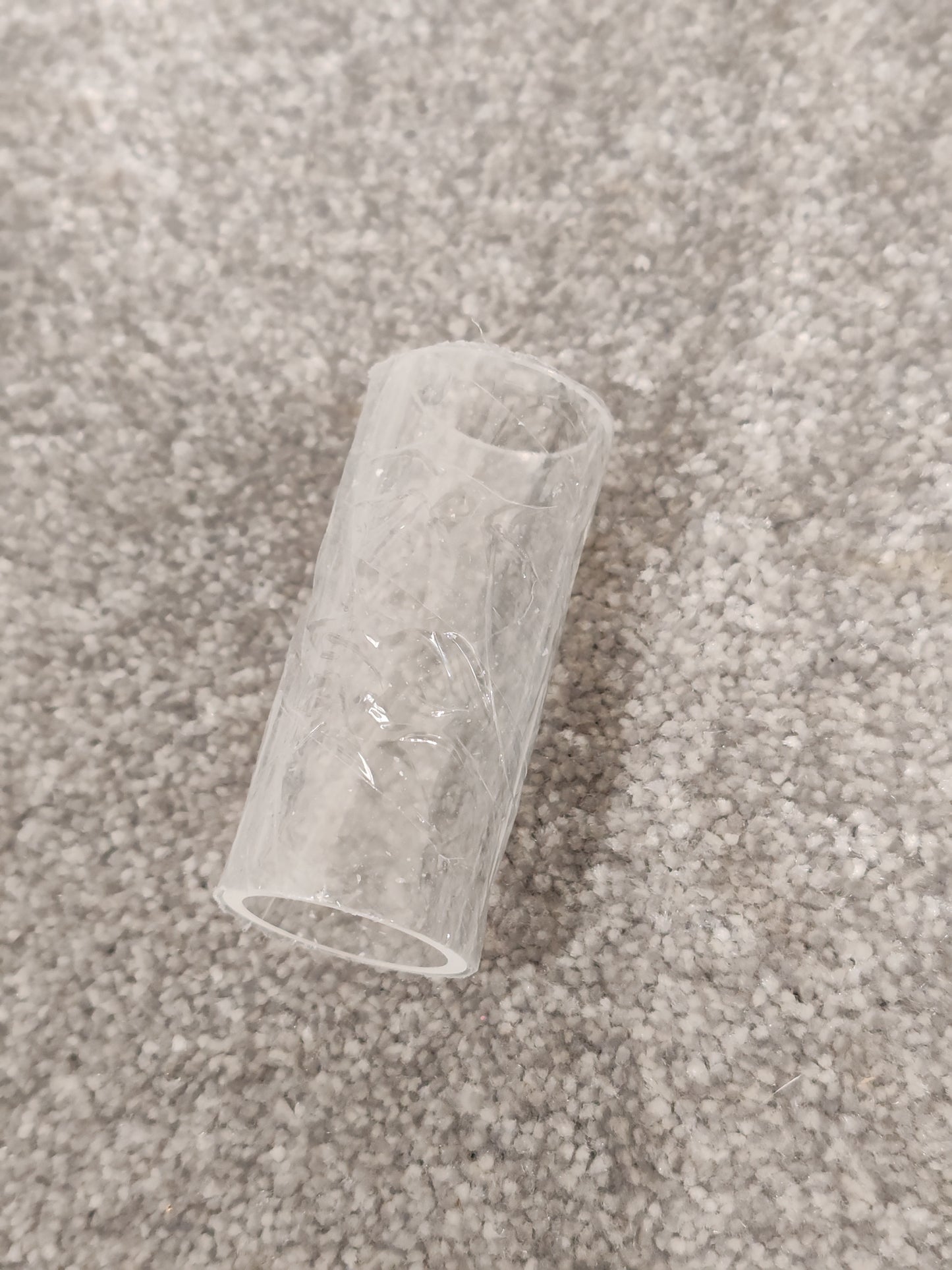 Plastic Guitar Finger Slide - 60mm x 24mm - Clear - Brand New