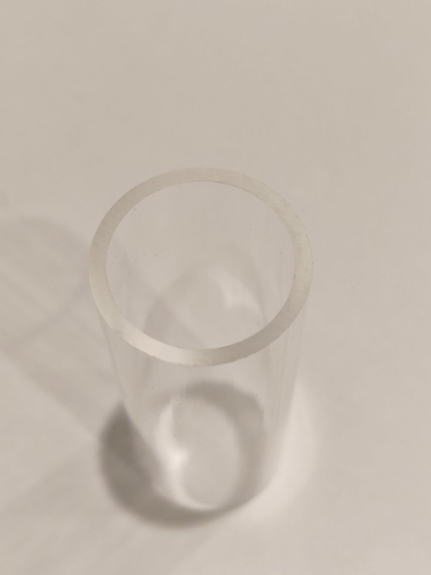 Plastic Guitar Finger Slide - 60mm x 24mm - Clear - Brand New