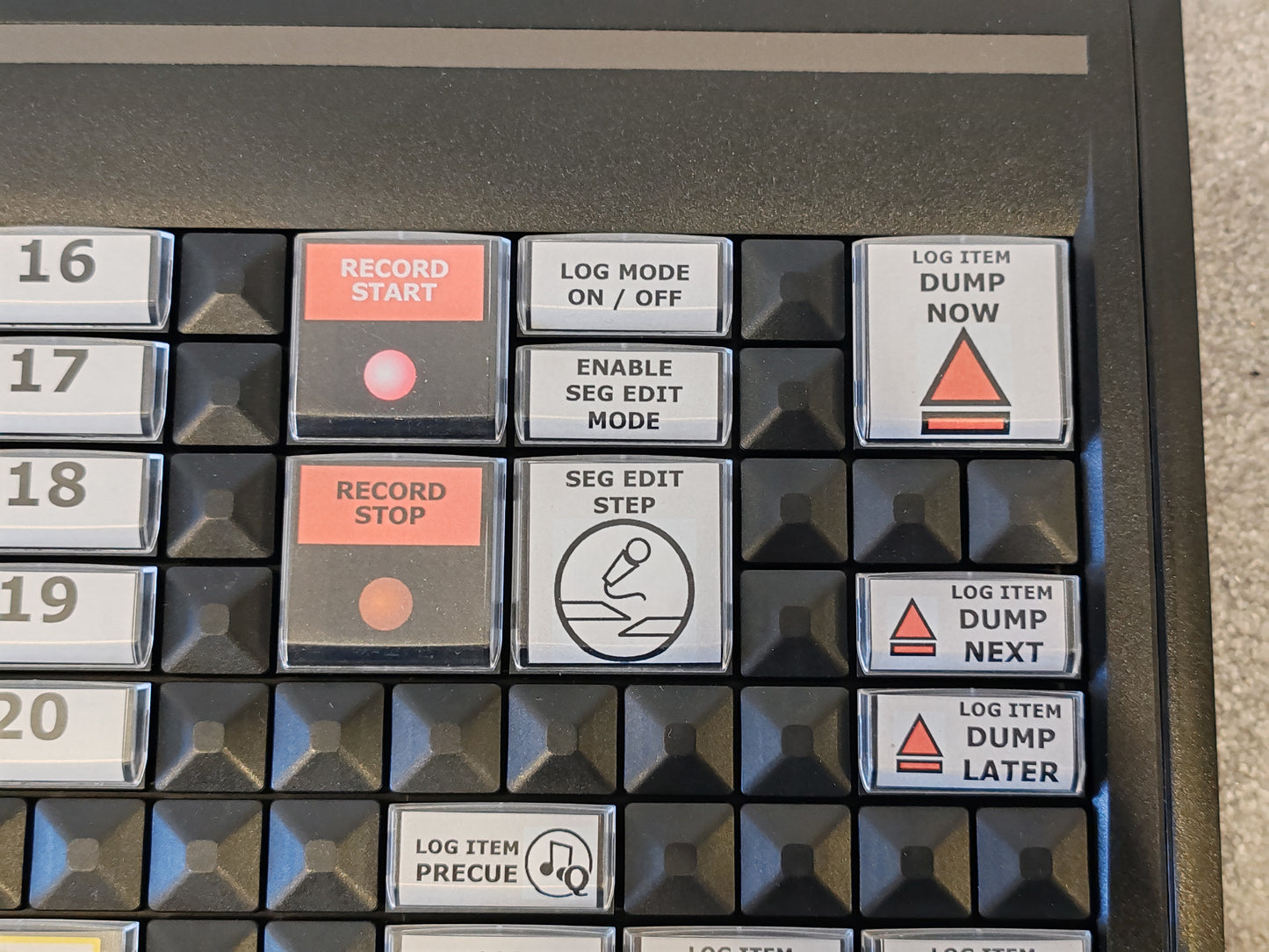 P Squared Myriad 500 Playout Keyboard for Radio Broadcasting