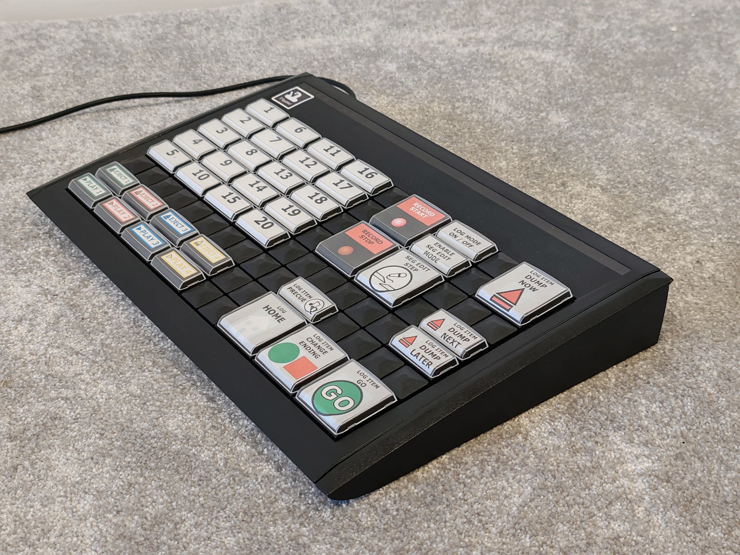 P Squared Myriad 500 Playout Keyboard for Radio Broadcasting