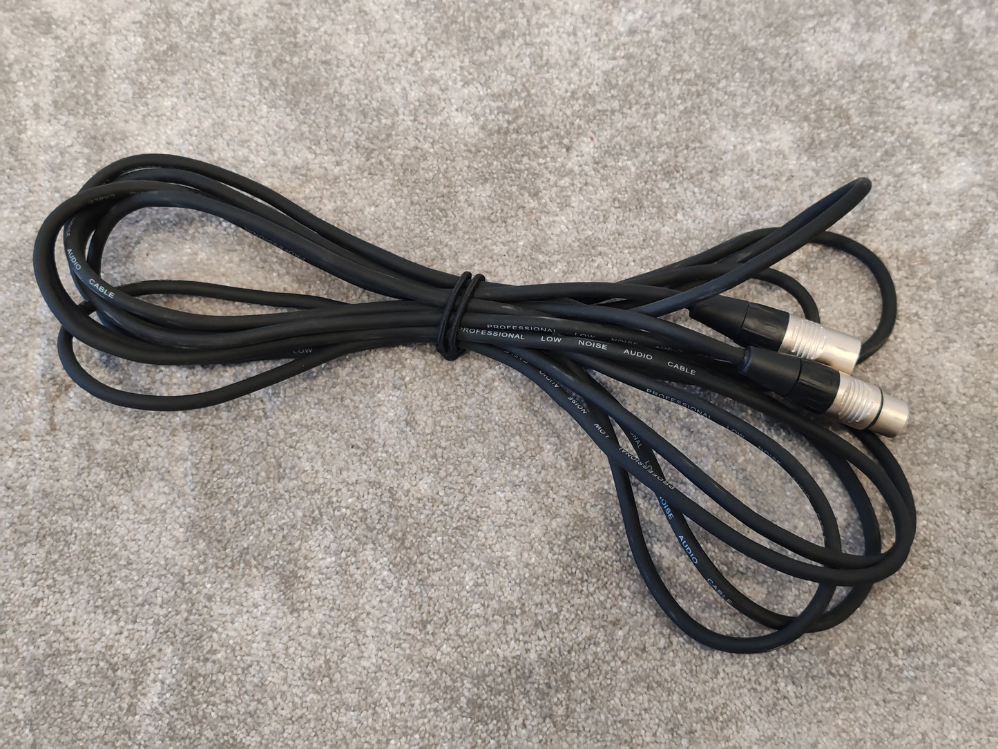 4x 6m Stagg XLR Microphone Cables - Male to Female