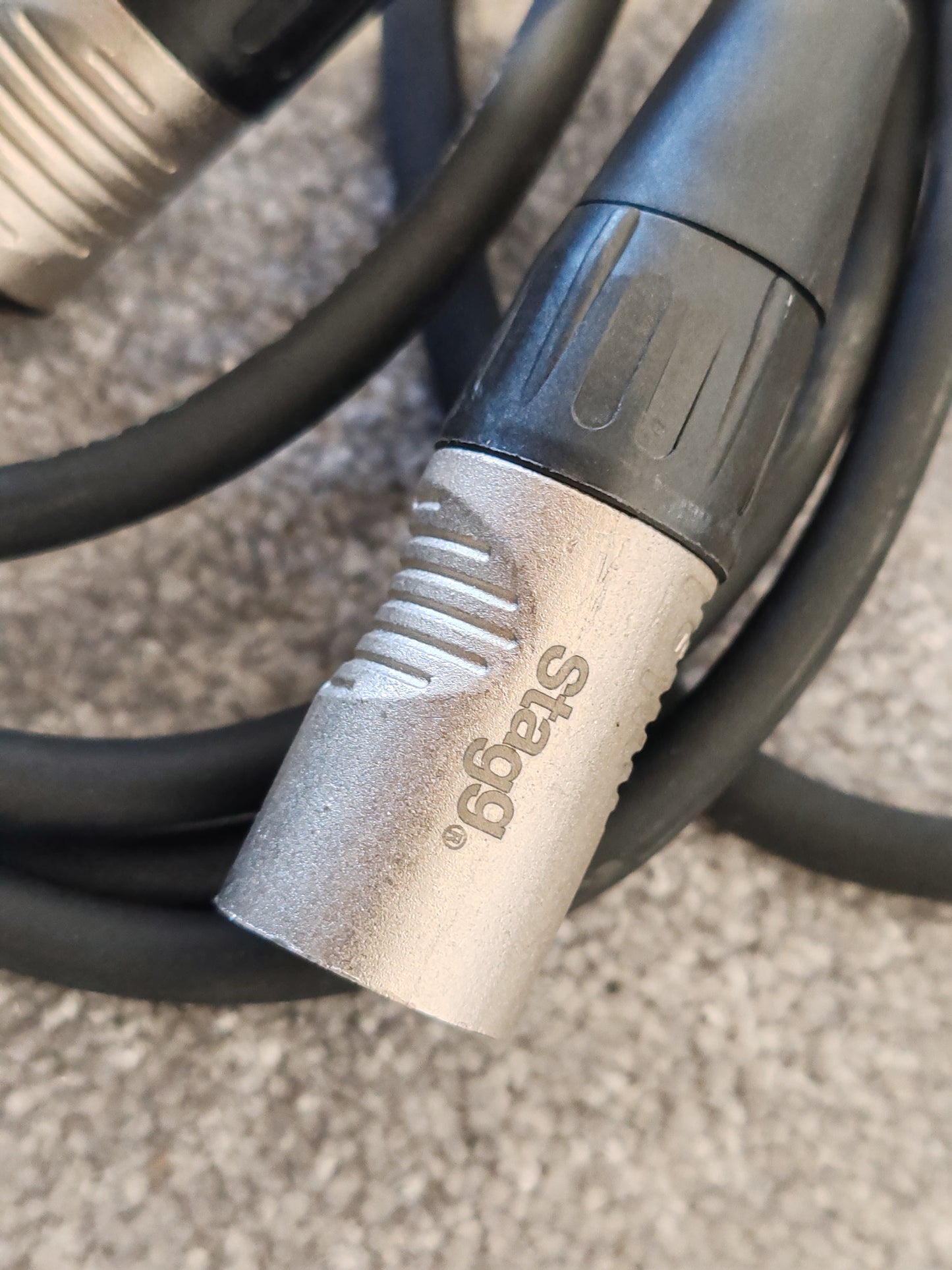 4x 6m Stagg XLR Microphone Cables - Male to Female