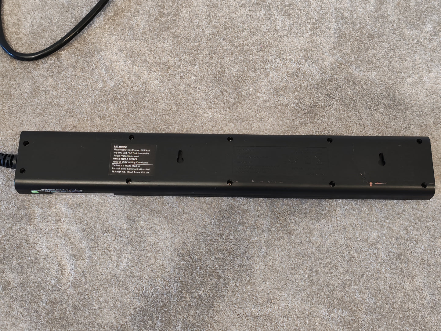 Tacima CS947 6 Way UK Mains Conditioner with Surge Protector Interference Filter