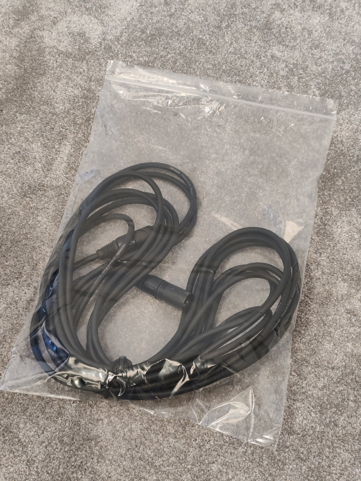 7.5m D'Addario XLR Microphone Cable Male to Female