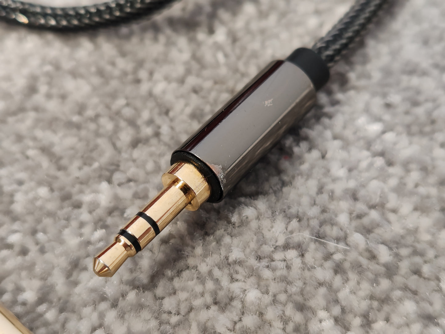 J&D High Performance Audio Cable - 3.5mm Stereo to 2x 1/4" TS Jack