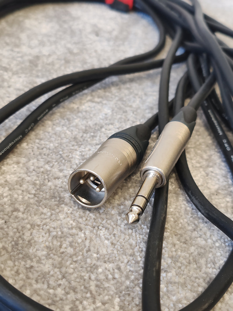 50 foot LYNX Pro XLR Male to Stereo 1/4" TRS Stereo Jack - image 2