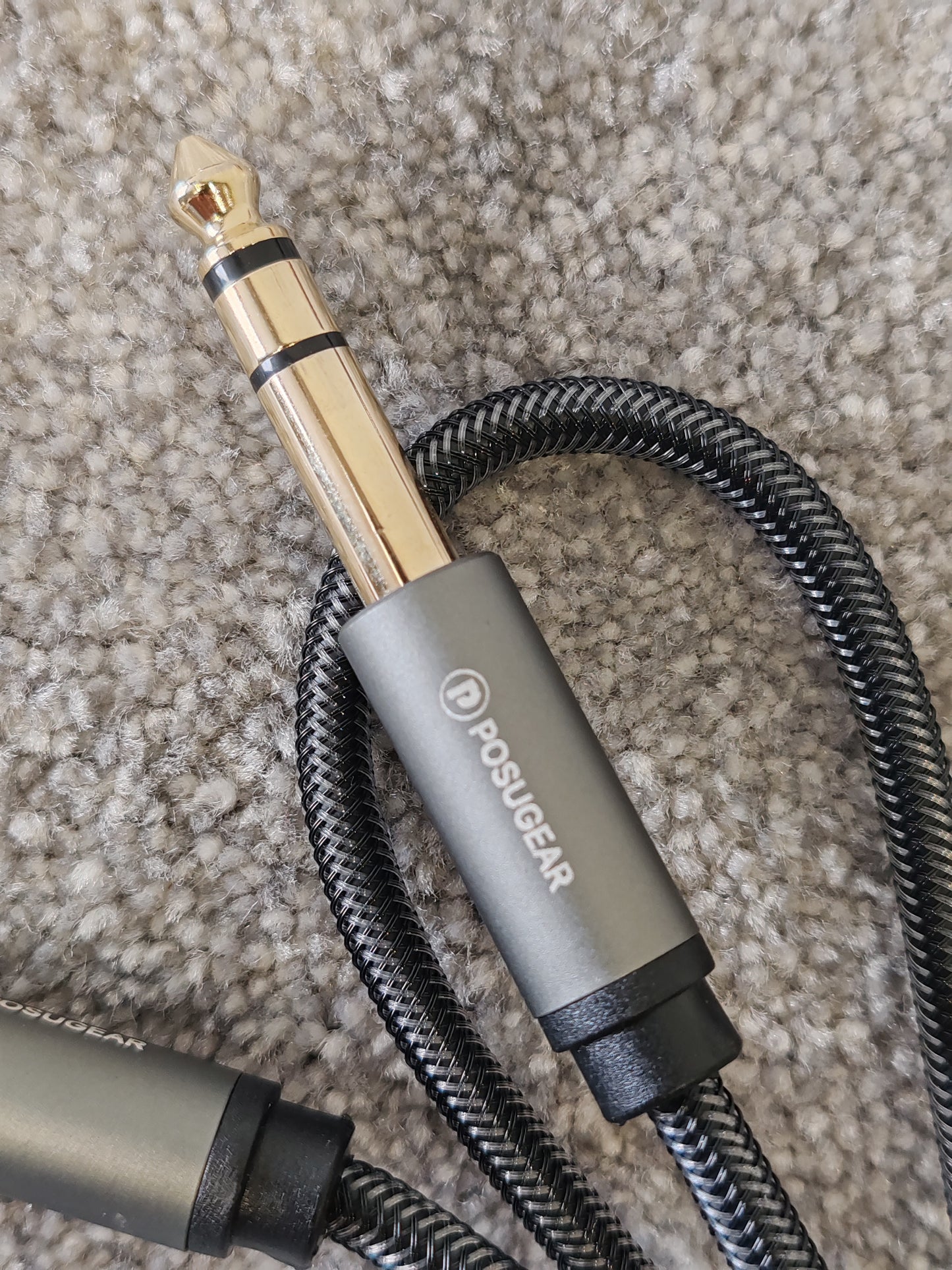 1M Posugear 1/4" TRS Stereo to 1/4" TRS Stereo Cable