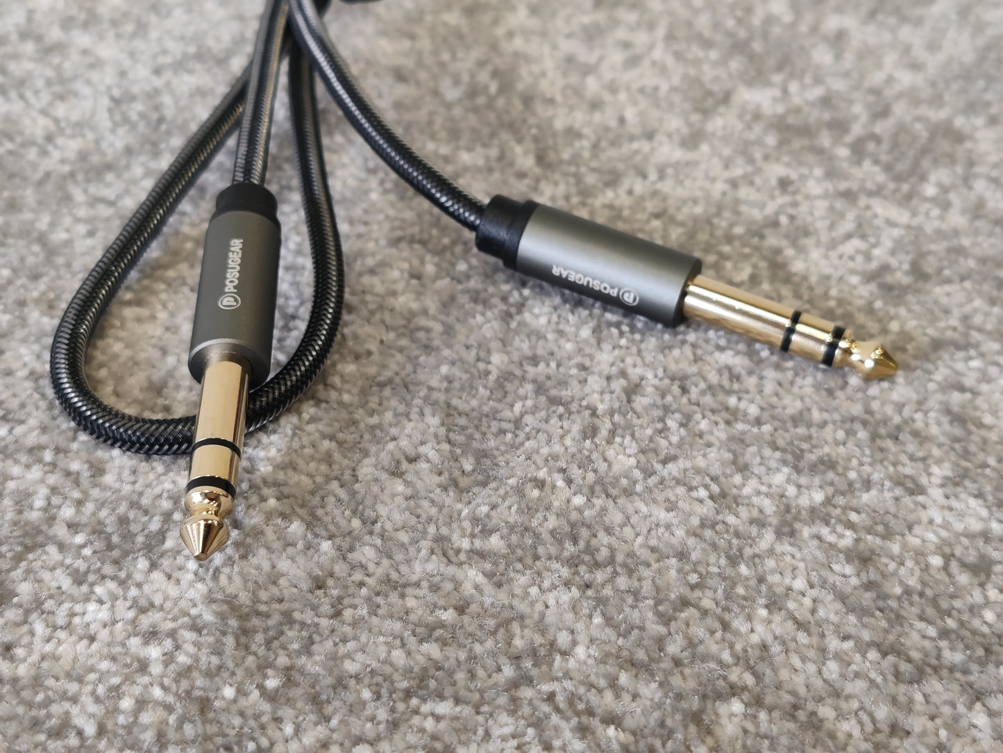 1M Posugear 1/4" TRS Stereo to 1/4" TRS Stereo Cable