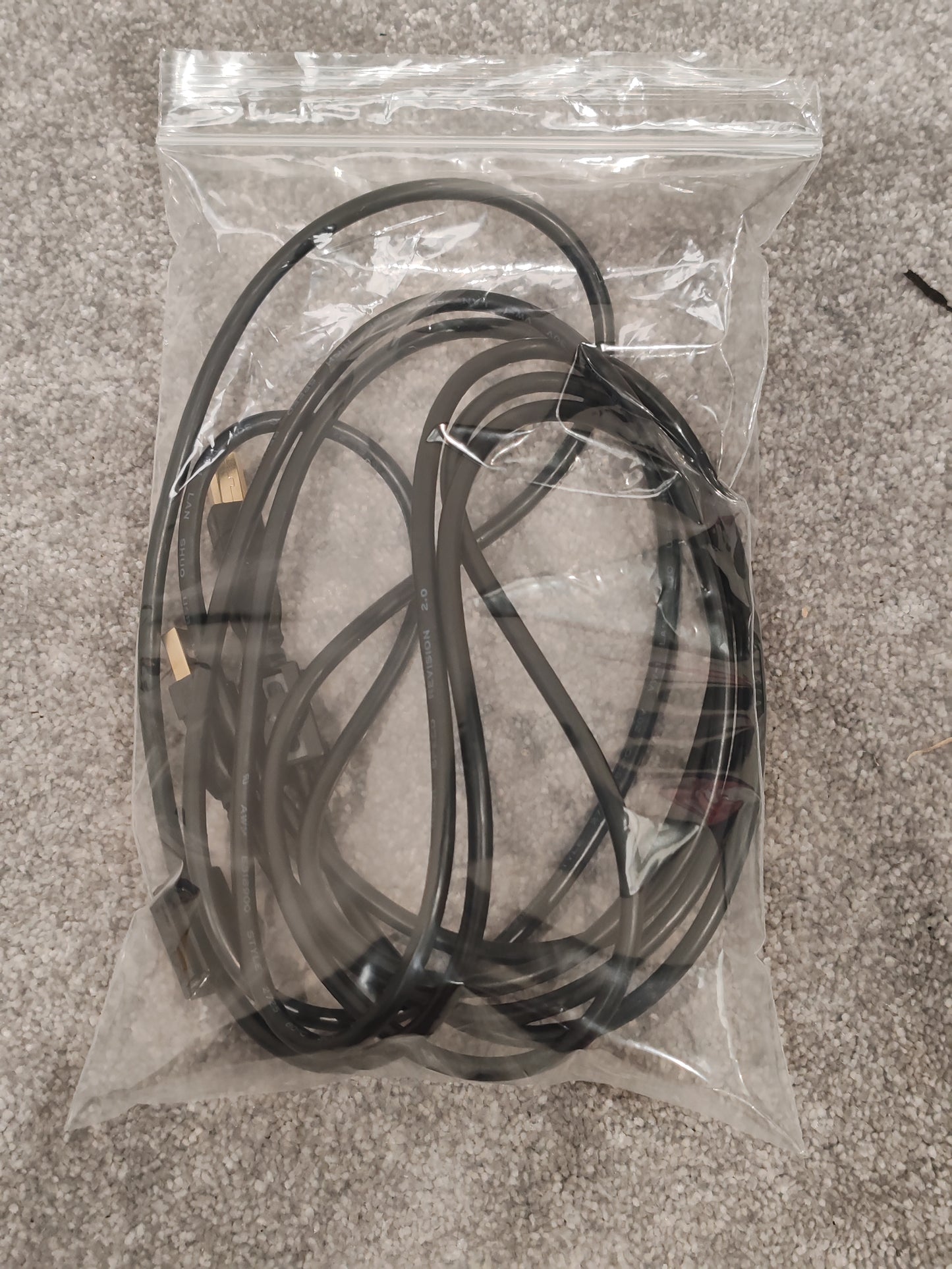 3m USB Cable A to B AWM E318900 Style - Gold Plated Connectors