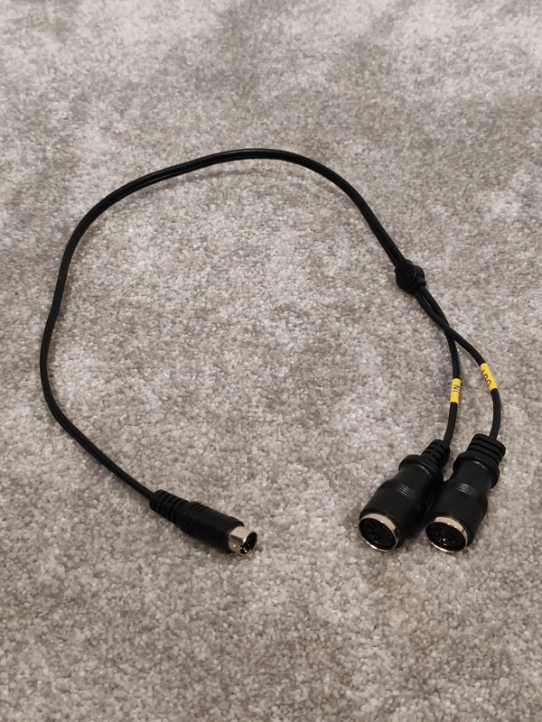MIDI Breakout Cable 6 Pin Din - MIDI Y Splitter - 50cm