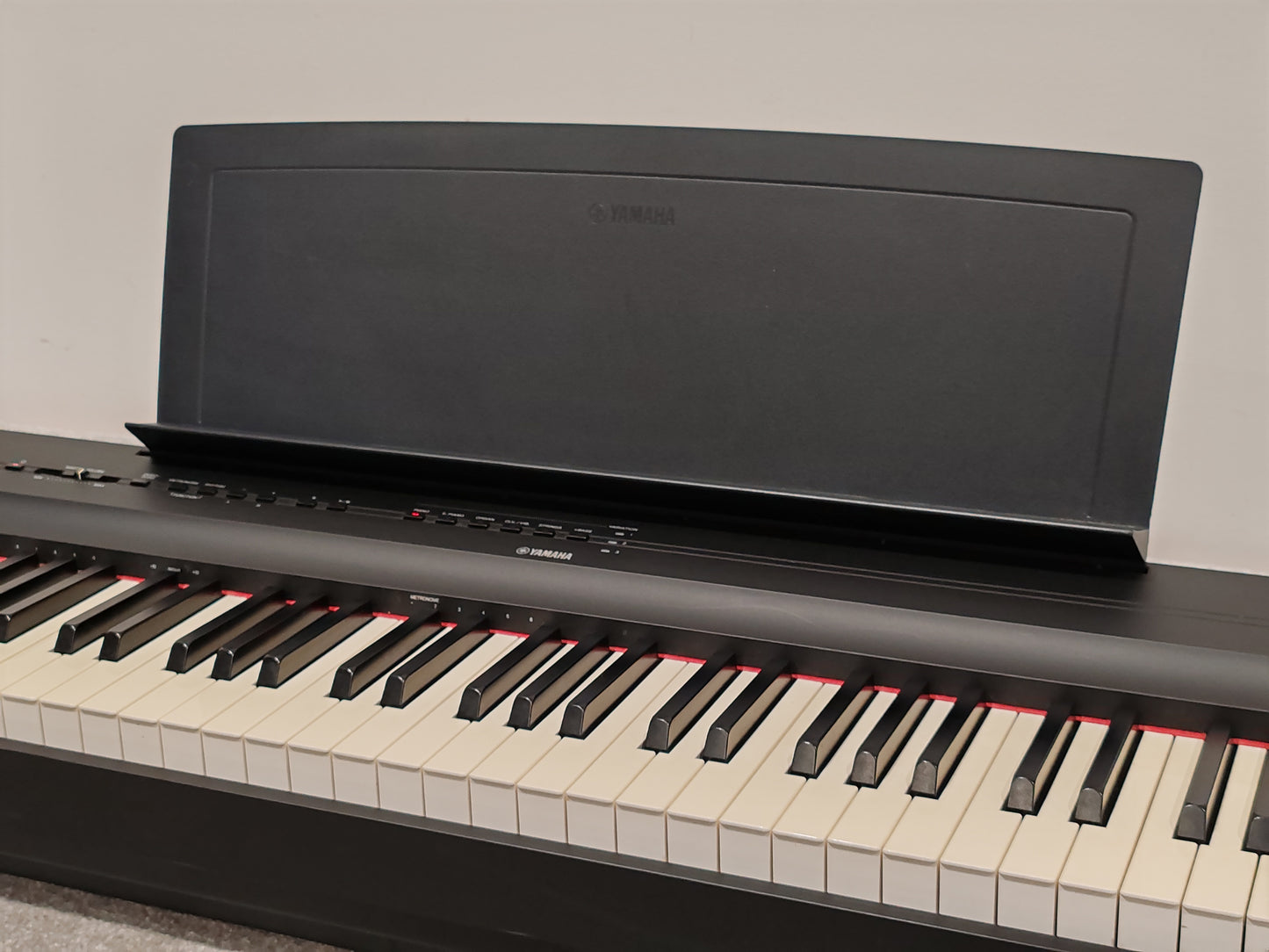 Yamaha P-125 88 Weighted Key Digital Piano w/ Sustain Pedal and Power Adapter