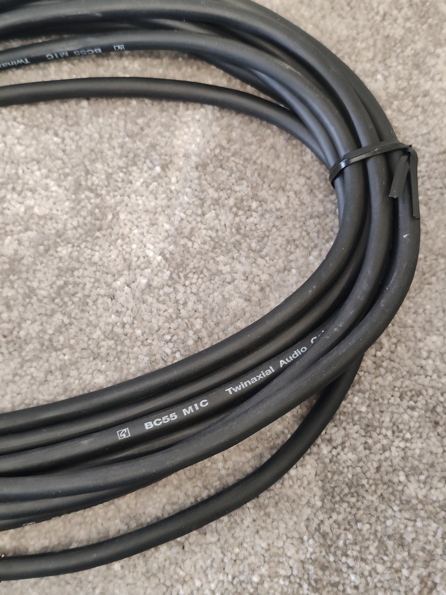 BC55 1/4" TRS Stereo 5M Mic Cable - Twinaxial