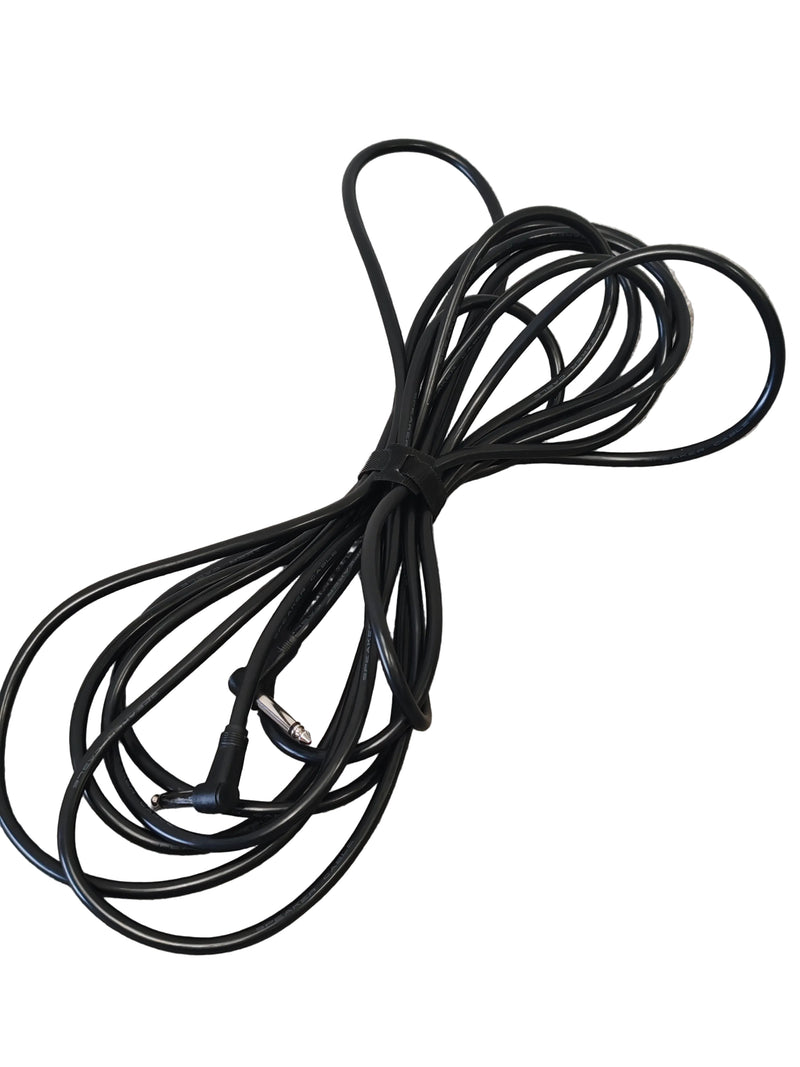 1/4" TS Mono Guitar Cable, Moulded Jacks, 6M - image 1