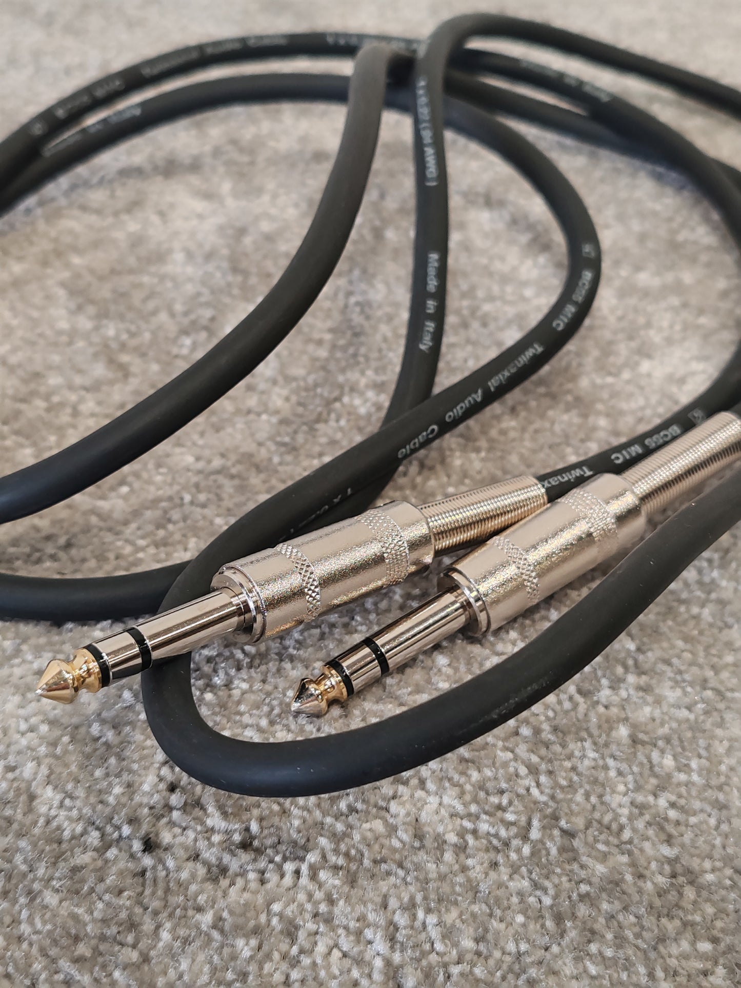 BC55 1/4" TRS Stereo 2M Mic Cable - Twinaxial