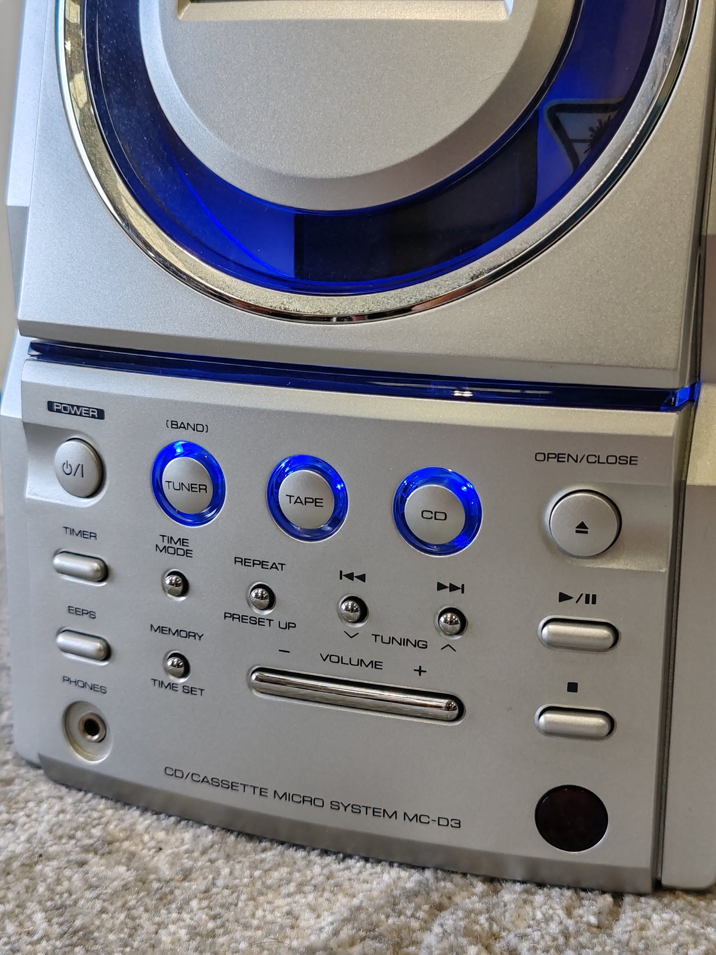 TEAC MC-D3 Micro Hi-Fi System – With Manual & Remote – Very Good