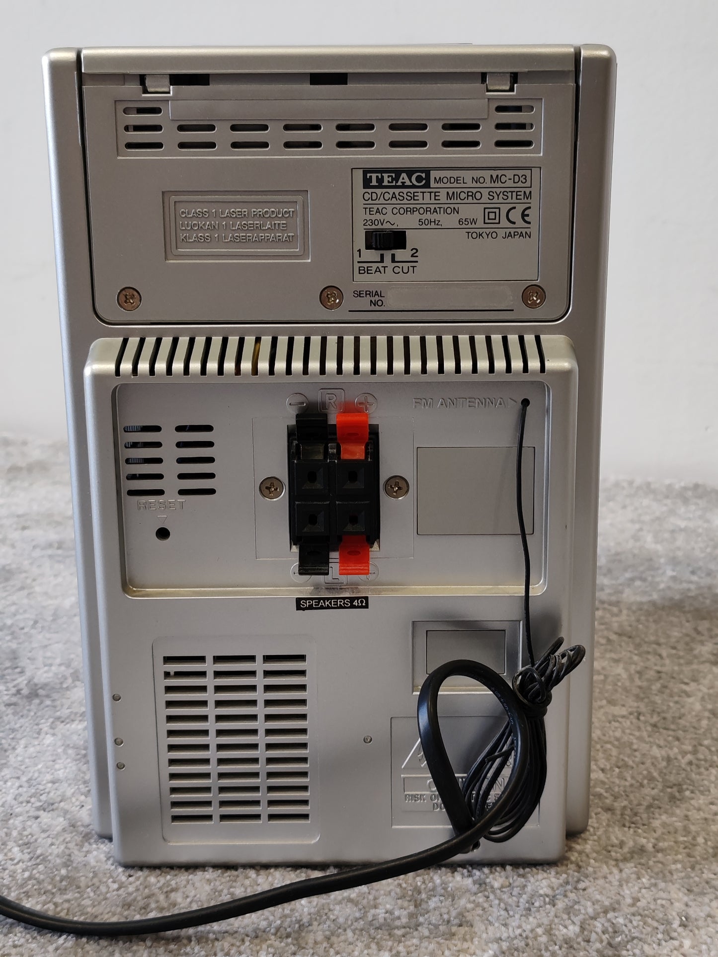 TEAC MC-D3 Micro Hi-Fi System – With Manual & Remote – Very Good
