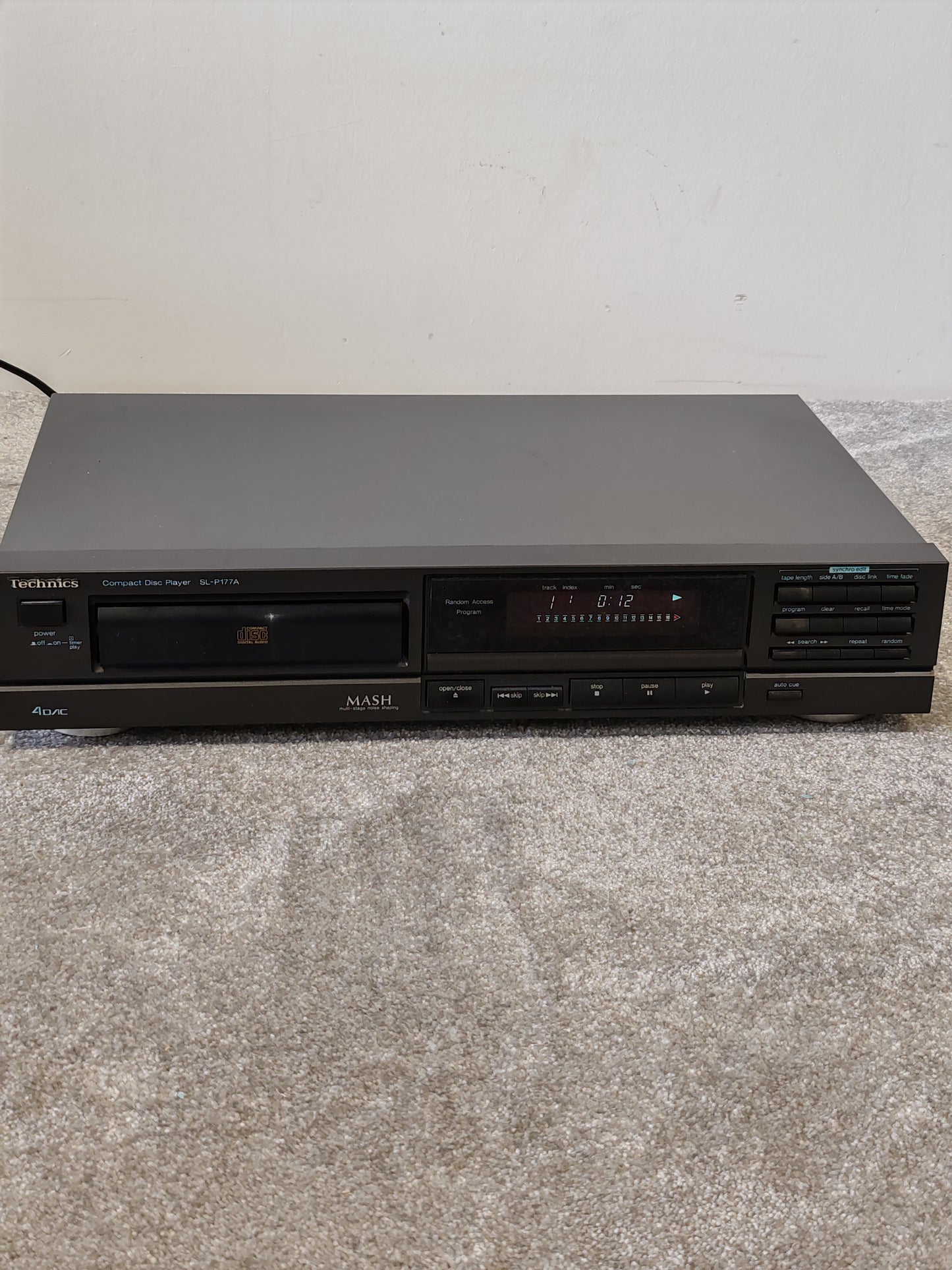 Technics SL-P177A CD Player – Very Good Condition