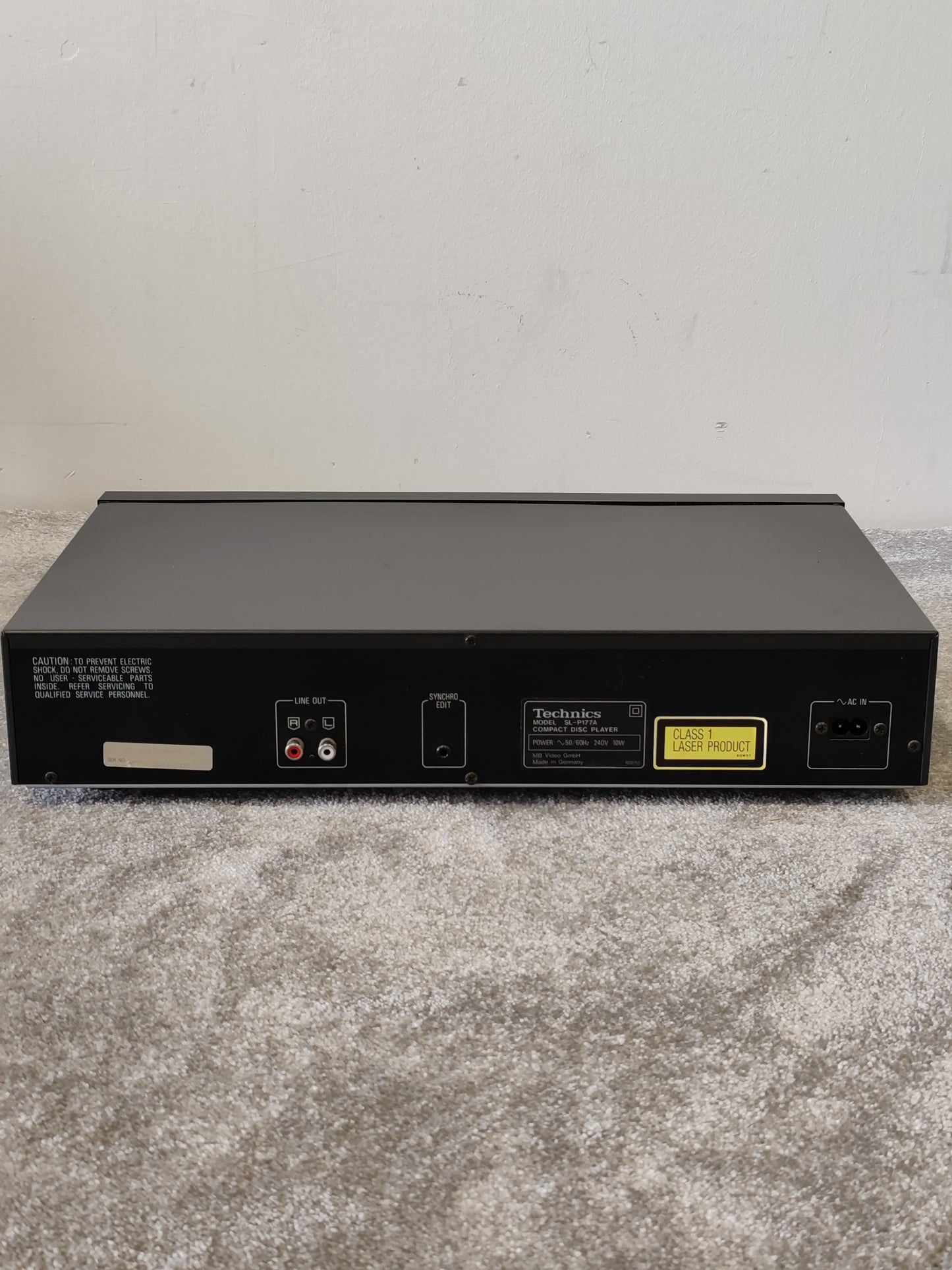 Technics SL-P177A CD Player – Very Good Condition