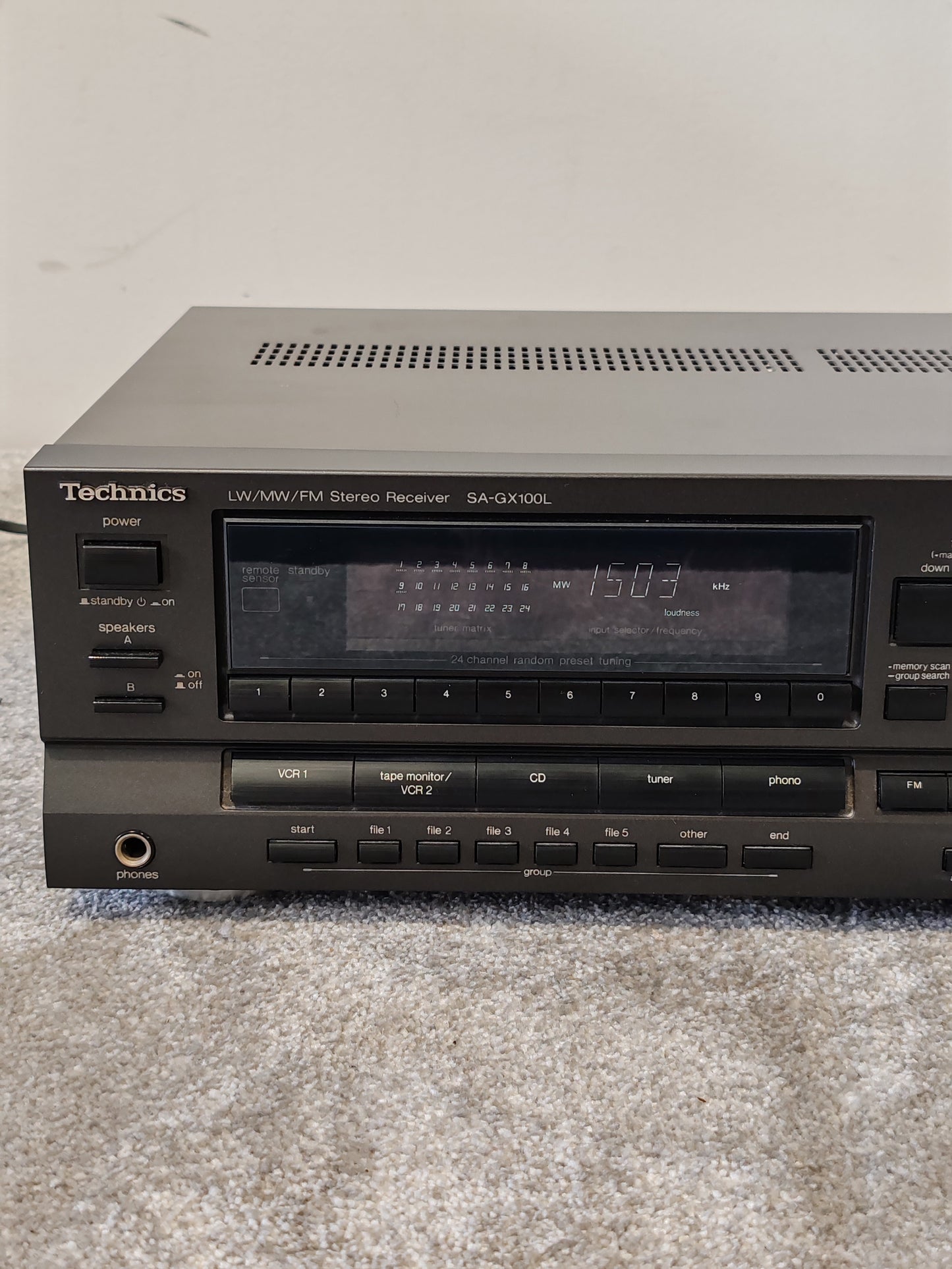 Technics SA-GX100L Stereo Receiver – Classic Hi-Fi Performance Very Good Condition