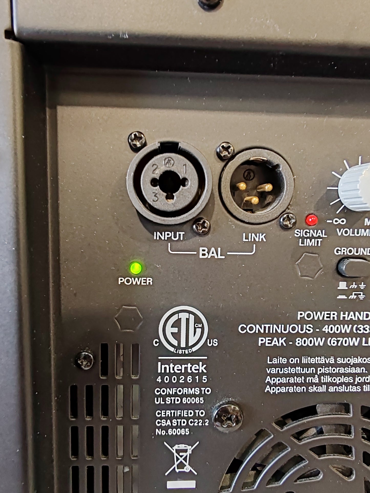 Alto Professional SXM112A TOURMAX Stage Monitor – 12" Coax Driver & Class D Amp – Very Good