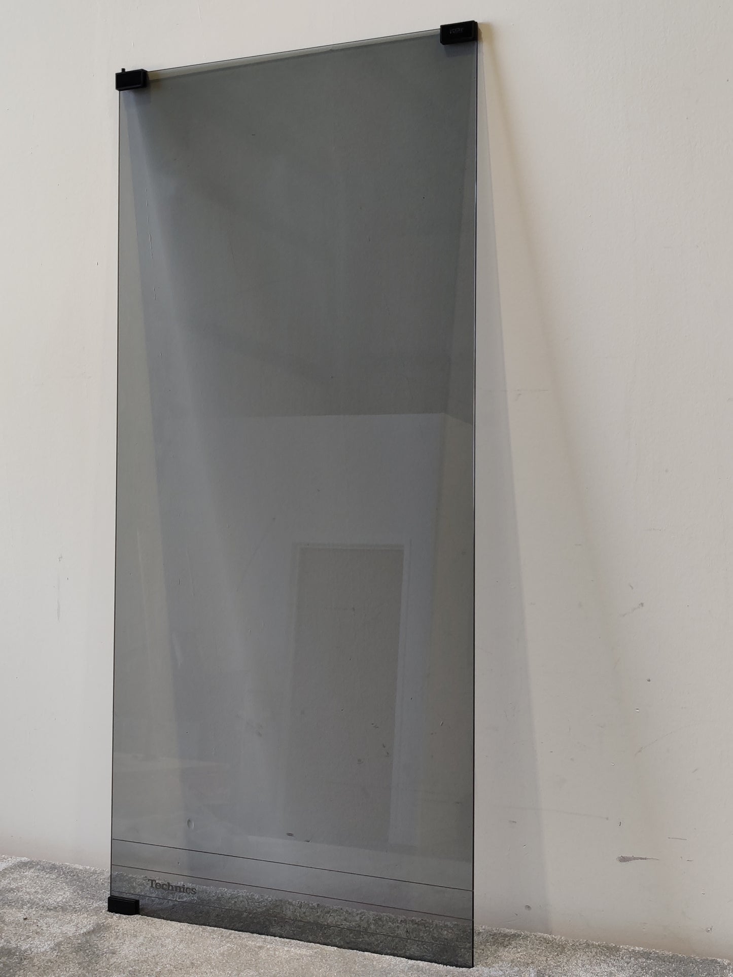 Technics Hi-Fi Cabinet Glass Door with Technics logo – Vintage - Very Good