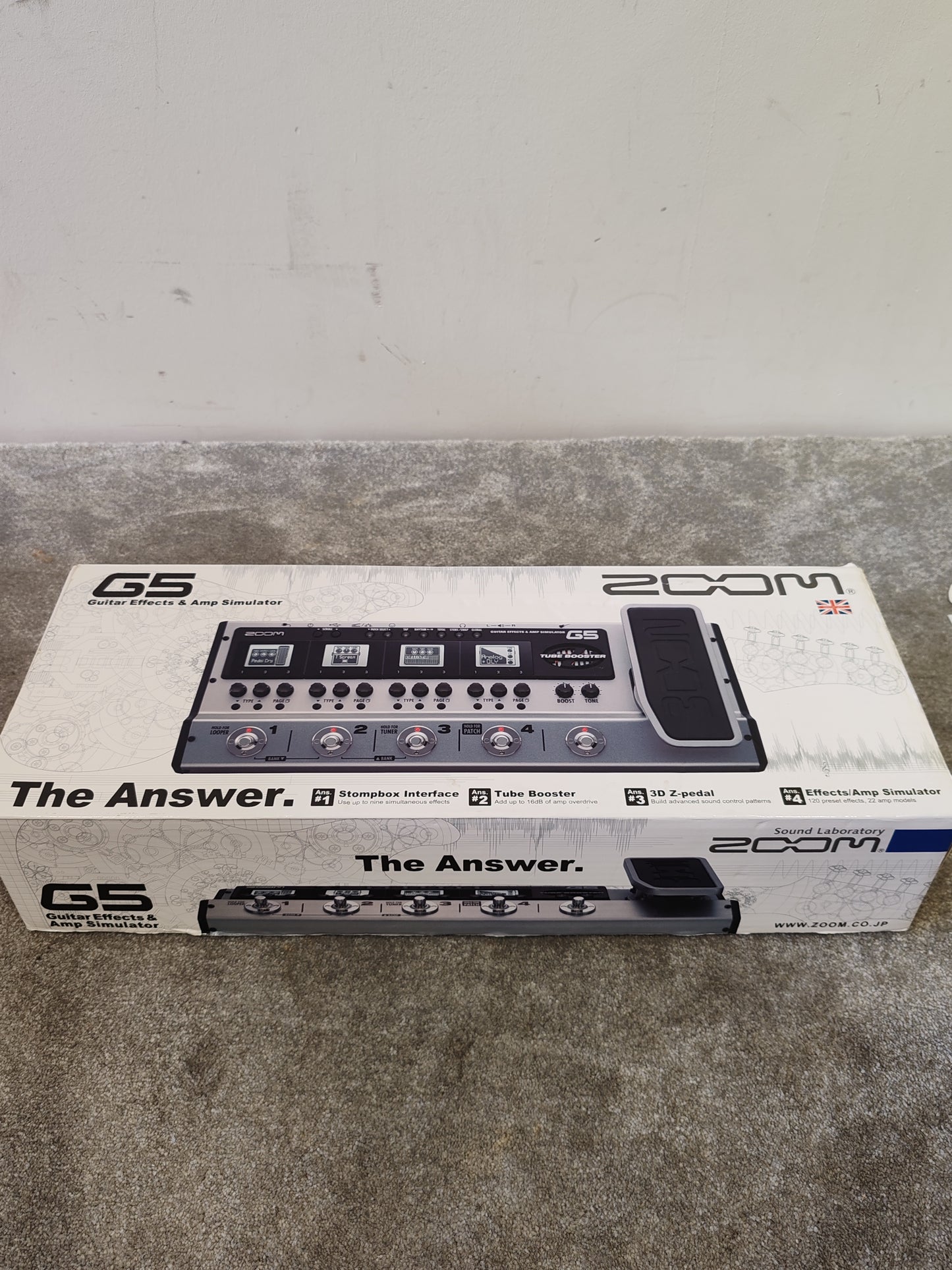 Zoom G5 Guitar Multi-Effects & Amp Simulator – Excellent w/ Original Box