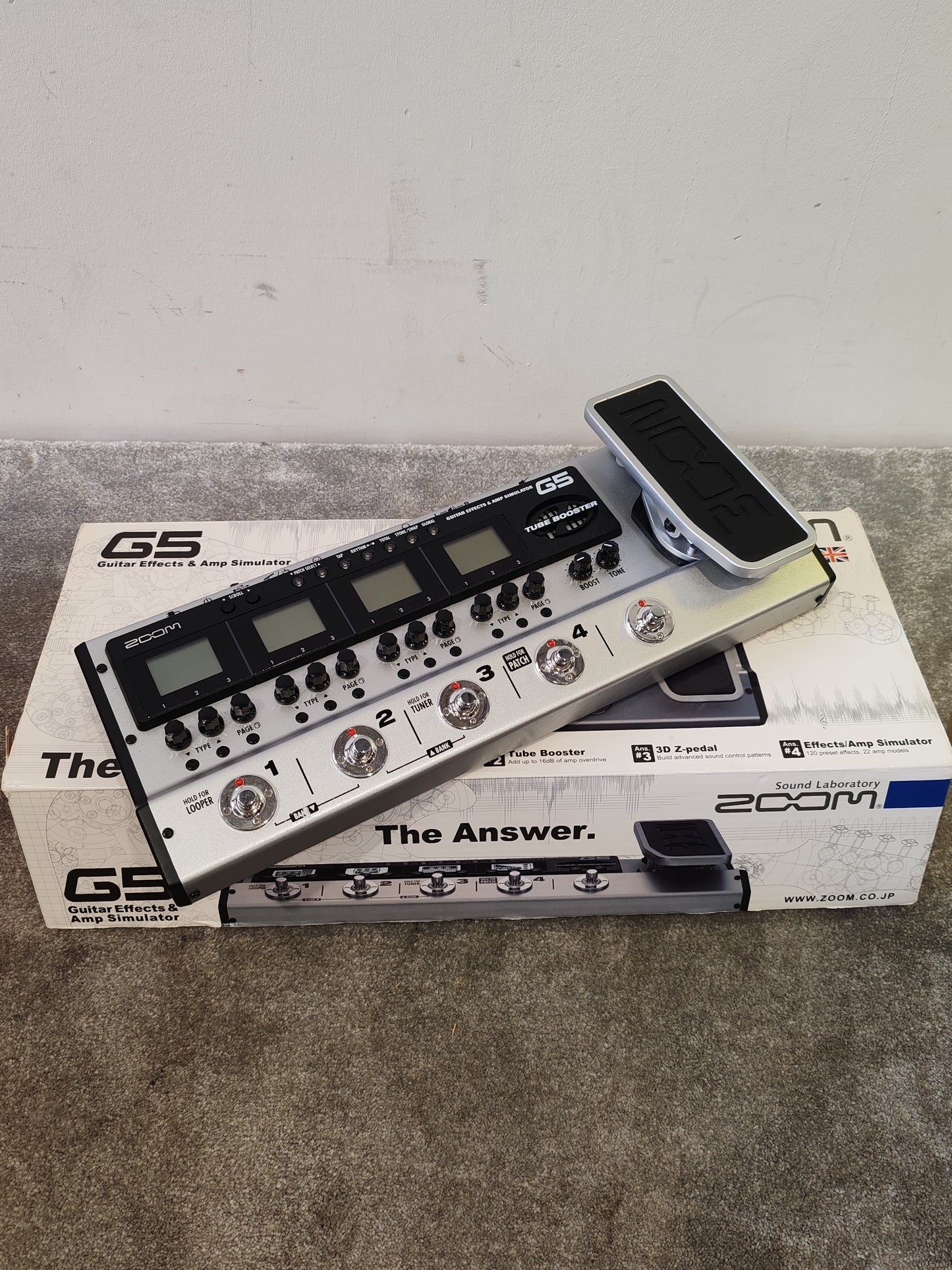 Zoom G5 Guitar Multi-Effects & Amp Simulator – Excellent w/ Original Box