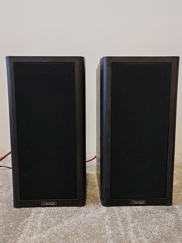 Mission 761i Matched Pair 75W Bookshelf Speakers – Fair/Good w/ Cosmetic Repairs, Fully Working