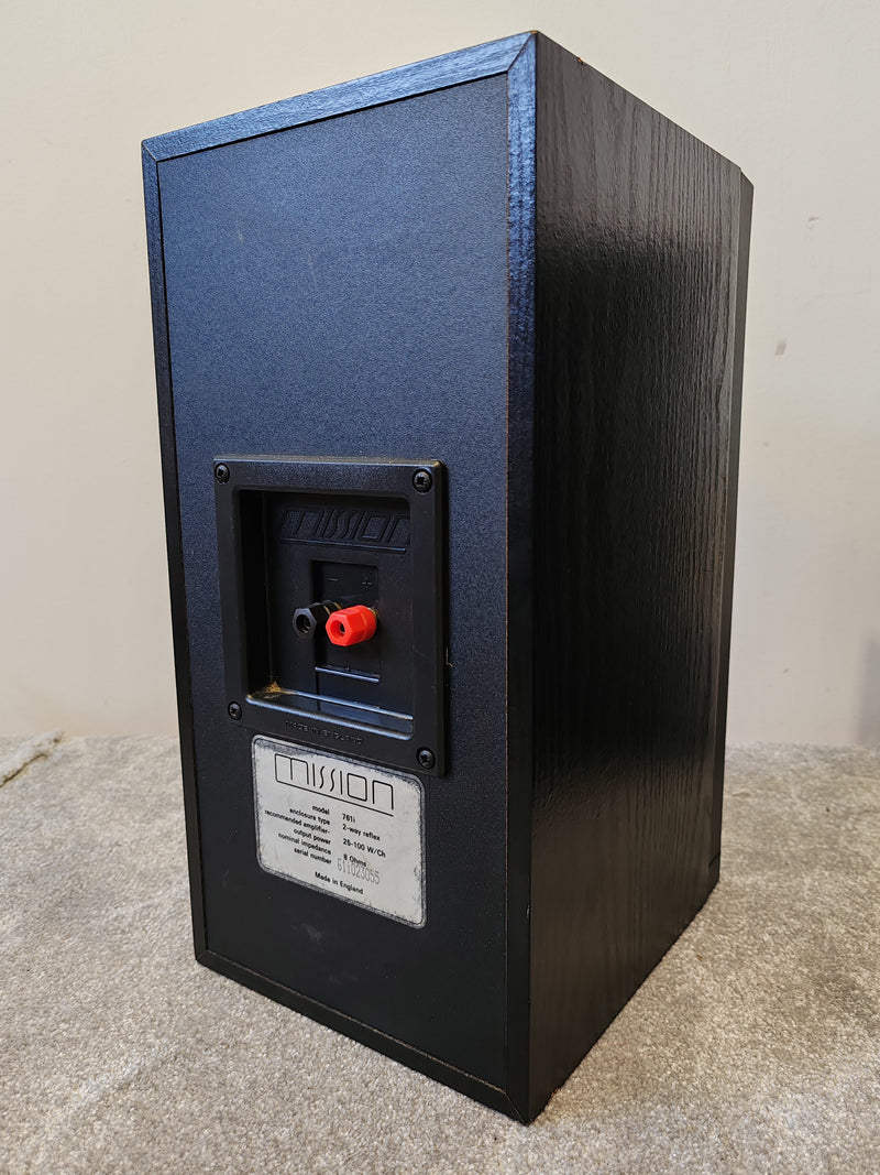 Mission 761i Matched Pair 75W Bookshelf Speakers - Fair/Good w/ Cosmetic Repairs, Fully Working - image 13