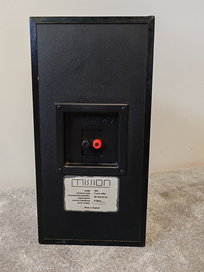 Mission 761i Matched Pair 75W Bookshelf Speakers - Fair/Good w/ Cosmetic Repairs, Fully Working - image 8