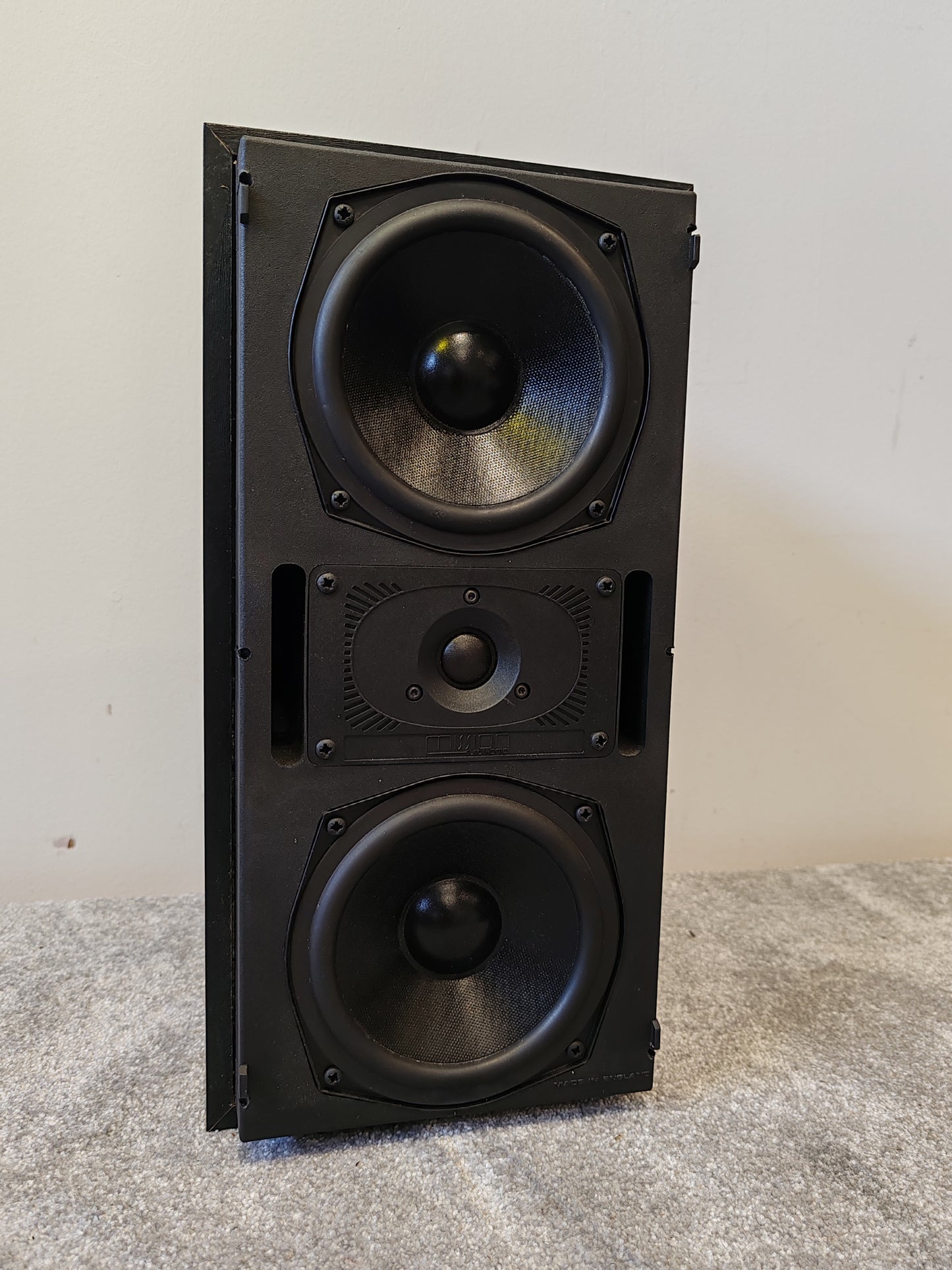 Mission 761i Matched Pair 75W Bookshelf Speakers – Fair/Good w/ Cosmetic Repairs, Fully Working