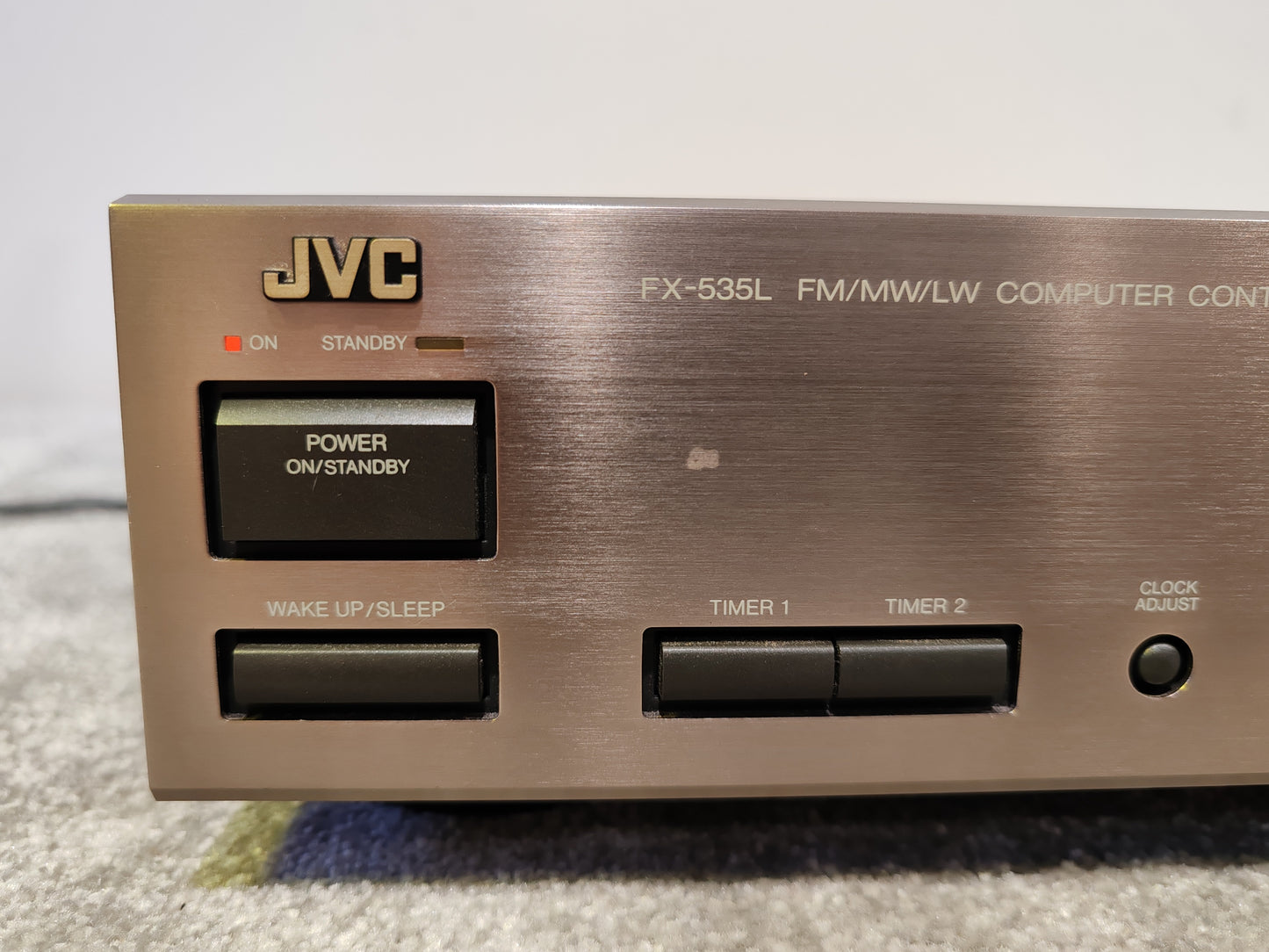 JVC FX-535L Vintage Tuner – w/ Manual & Antenna – Very Good