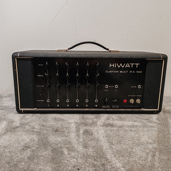 Hiwatt Custom Built Vintage 70s 110 PA / Amplifier - DR112 Amplifier - Fully Serviced, Clean Sound - Very Good w/ Power Supplyv
