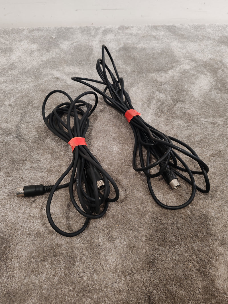 5X MIDI Cables, Various Lengths 2 Long, 3 Short - Professional Connectivity - Very Good - image 3