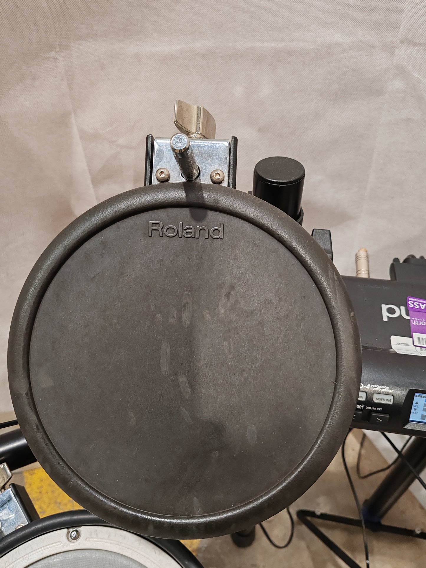 Roland TD-4 Electronic 5 Piece Drumkit - Dynamic Sound Module - Very Good w/ Power Supply