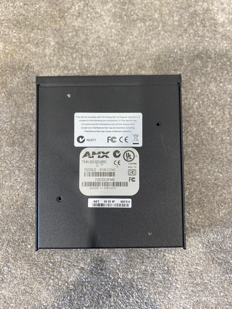 AMX EXB-COM2 Serial Control Extender - RS-232 Integration, Compact Design - Excellent - image 4