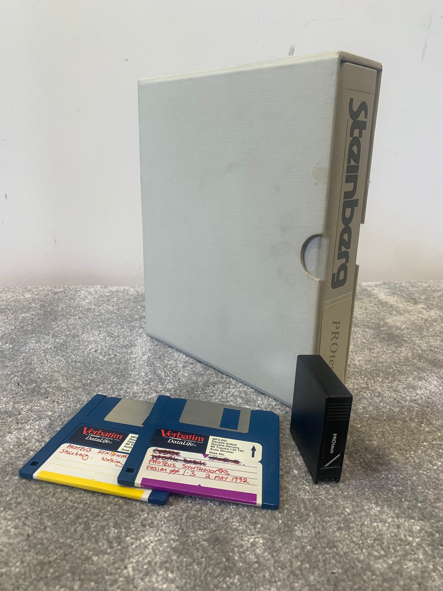 Steinberg PROteus – Boxed w/ Manual & Security Key, Original & Backup Disks – Excellent
