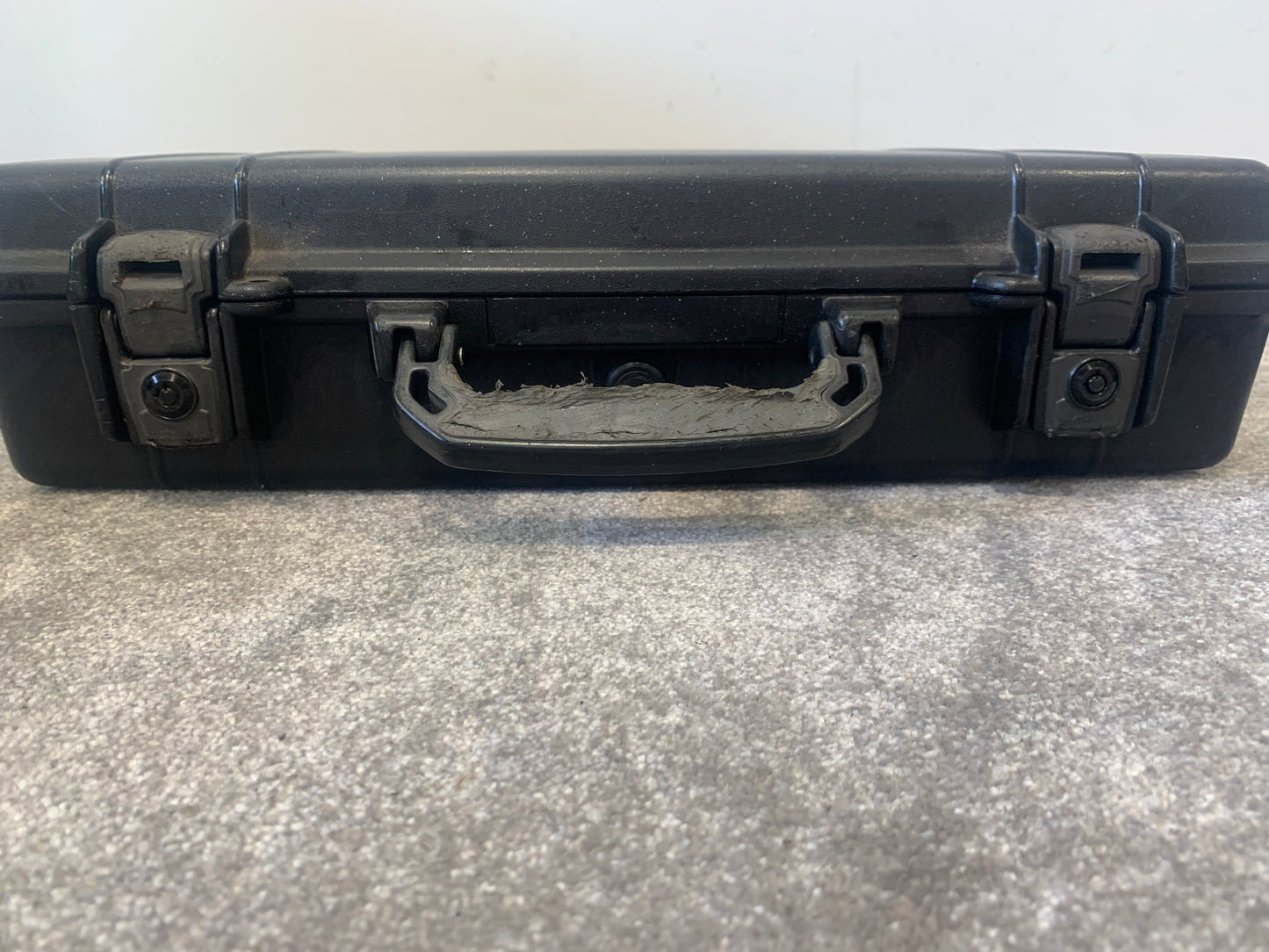 Peli 1490 Black Case – w/ Rubber Insert, File Pockets, Strap – Good