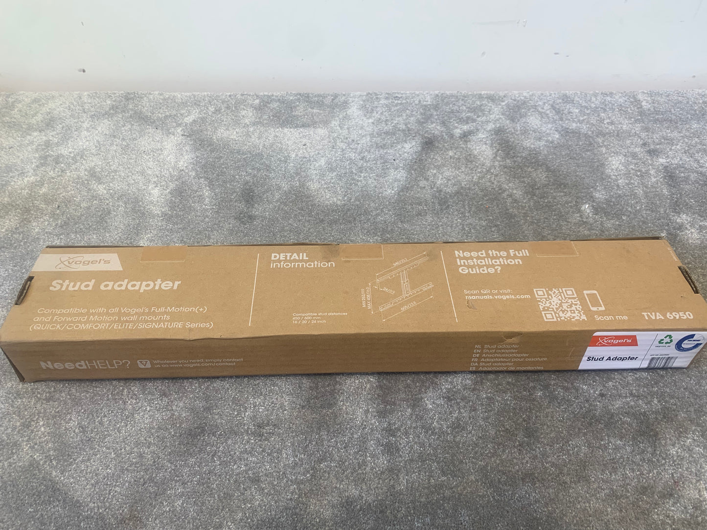 Vogel’s TVA 6950 Stud Adapter – New In Box – Unused