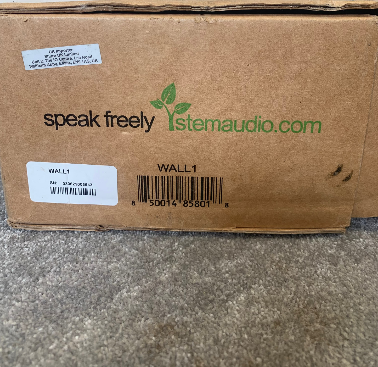 Stem Audio WALL1 - Portable Audio Interface, USB-C Connectivity - Open Box w/ Original Box & Manuals